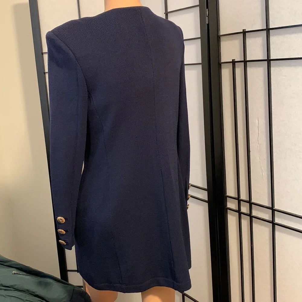 Gorgeous St. John Santana Knit Blazer Jacket 6 like new! - Picture 6 of 6